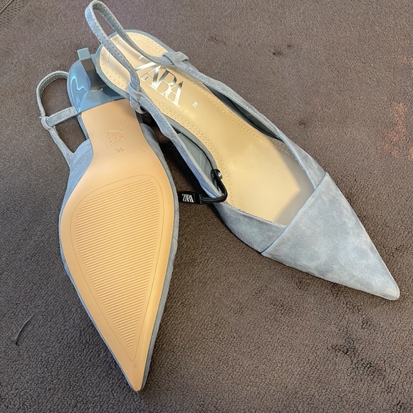 Brand new ZARA sling back heels - Picture 6 of 8